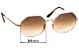 Sunglass Fix Ersatzgläser für Ray-Ban RB1972 Octagon - 54mm Wide 