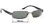 Sunglass Fix Lentes de Repuesto para Ray-Ban RB3256 - 58mm Wide 