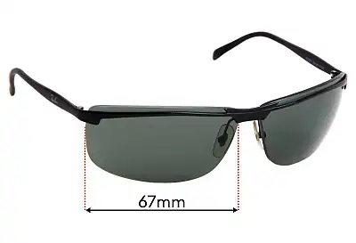 Ray-Ban RB3308 Ersatzgläser 67mm wide 