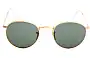 Ray Ban RB3447 Round Metal Replacement Lenses Front View 