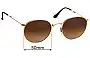 Sunglass Fix Replacement Lenses for Ray-Ban RB3532 Folding - 50mm Wide 