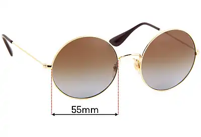 Ray-Ban RB3592 Ja-Jo Replacement Lenses 55mm wide 