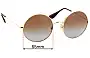 Sunglass Fix Lentes de Repuesto para Ray-Ban RB3592 Ja-Jo - 55mm Wide 