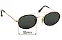 Sunglass Fix Replacement Lenses for Ray-Ban RB3847-N - 52mm Wide 