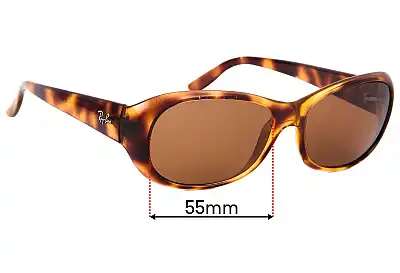 Ray-Ban RB4061 Replacement Lenses 55mm wide 