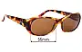 Sunglass Fix Lentes de Repuesto para Ray-Ban RB4061 - 55mm Wide 