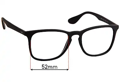 Ray-Ban RB7074 Replacement Lenses 52mm wide 
