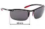 Sunglass Fix Replacement Lenses for Ray-Ban RB8305-M Tech - 65mm Wide 