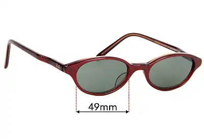 Ray-Ban B&L W3299 Replacement Lenses 49mm wide 