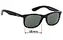 Sunglass Fix Lentes de Repuesto para Ray-Ban RJ9062S - 48mm Wide 