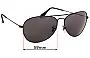 Sunglass Fix Lentes de Repuesto para Ray-Ban RB3432 - 59mm Wide 