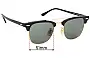 Sunglass Fix Replacement Lenses for Ray-Ban RB3816 Clubmaster Double Bridge - 51mm Wide 