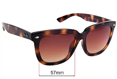 Ray-Ban RB4262D Ersatzgläser 57mm wide 