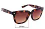 Sunglass Fix Ersatzgläser für Ray-Ban RB4262D - 57mm Wide 