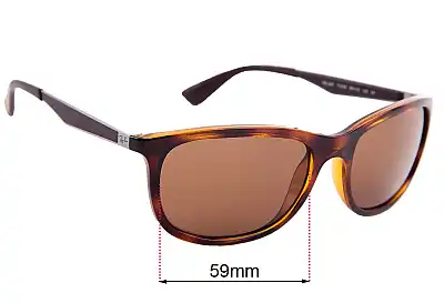 Ray-Ban RB4267 Replacement Lenses 59mm wide 