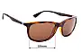 Sunglass Fix Replacement Lenses for Ray-Ban RB4267 - 59mm Wide 