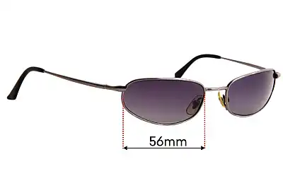 Ray-Ban RB8020 Orbs Replacement Lenses 56mm wide 