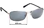 Sunglass Fix Replacement Lenses for Revo RE1084 Decoy - 60mm Wide 