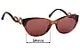 Sunglass Fix Replacement Lenses for Roberto Cavalli Prijipati 938 - 54mm Wide 