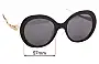 Sunglass Fix Ersatzgläser für Roberto Cavalli RC918S - 57mm Wide 