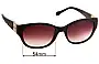 Sunglass Fix Replacement Lenses for Roberto Cavalli Velidhu 754 - 54mm Wide 