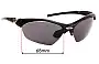 Sunglass Fix Verres de Remplacement pour Rudy Project Kalyos - 68mm Wide 