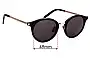 Sunglass Fix Replacement Lenses for Saint Laurent  SL 57 - 49mm Wide 