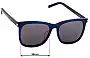 Sunglass Fix Replacement Lenses for Saint Laurent  SL 116/K - 58mm Wide 