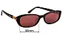 Sunglass Fix Replacement Lenses for Salvatore Ferragamo SF2622R - 52mm Wide 