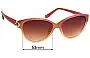 Sunglass Fix Replacement Lenses for Salvatore Ferragamo SF2735 - 53mm Wide 