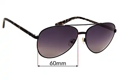 Sass & Bide Harujuku Replacement Lenses 60mm wide 