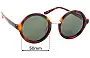 Sunglass Fix Replacement Lenses for Sass & Bide Dazed & Amused - 50mm Wide 