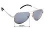 Sunglass Fix Replacement Lenses for Serengeti Carrara Small - 56mm Wide 