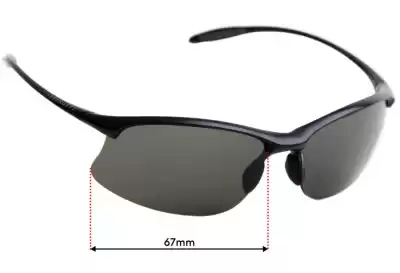 Serengeti Maestrale Replacement Lenses 67mm wide 