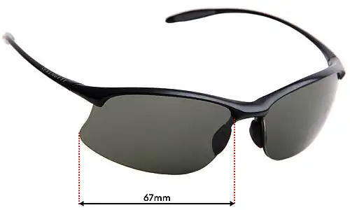 Sunglass Fix Replacement Lenses for Serengeti Maestrale - 67mm Wide 