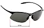 Sunglass Fix Replacement Lenses for Serengeti Maestrale - 67mm Wide 