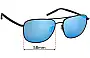 Sunglass Fix Replacement Lenses for Serengeti Spello - 58mm Wide 