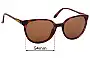 Sunglass Fix Replacement Lenses for Smith Cheetah - 54mm Wide 