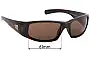 Sunglass Fix Replacement Lenses for Smith Hideout - 61mm Wide 