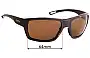 Sunglass Fix Replacement Lenses for Smith Highwater - 64mm Wide 