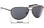 Sunglass Fix Replacement Lenses for Smith Serpico - 66mm Wide 
