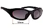 Sunglass Fix Replacement Lenses for Specsavers Sun Rx 121 - 59mm Wide 