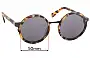 Sunglass Fix Replacement Lenses for Sunday Somewhere Soleil - 50mm Wide 