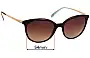 Sunglass Fix Replacement Lenses for Tiffany & Co TF 4117-B - 54mm Wide 