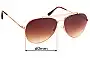 Sunglass Fix Replacement Lenses for Tom Ford Indiana TF497 - 60mm Wide 