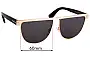 Sunglass Fix Replacement Lenses for Tom Ford Stephanie-02 TF570 - 60mm Wide 