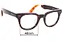 Sunglass Fix Replacement Lenses for Toms  Archie - 48mm Wide 