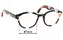 Sunglass Fix Lentes de Repuesto para Toms  Benford - 47mm Wide 