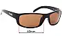 Sunglass Fix Replacement Lenses for Tonic Bono - 63mm Wide 