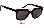 Sunglass Fix Replacement Lenses for Tory Burch TY7105 - 53mm Wide 